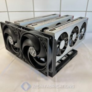 Triple‑GPU Open‑Air Bench Frame — Multi‑Card Layout, Review, Lab, Workstation & AI Use