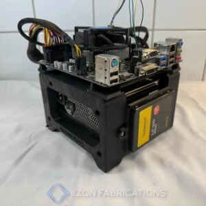 Mini-ITX Test Bench — Compact Desktop PC Building Stand with PSU Support and Airflow Layout