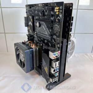 Dual Vertical Motherboard Stand — Open‑Air PC Bench for Showcase, Review, and Lab Work