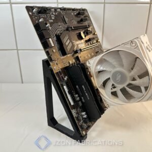 Angled Motherboard Display Stand — ATX/mATX/Mini‑ITX Motherboard Assembly Platform