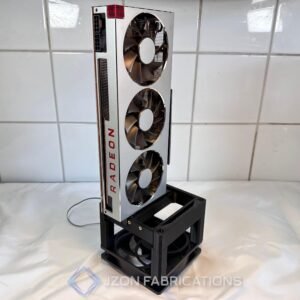 Vertical GPU Display Stand — Airflow-Optimized Graphics Card Support Frame with PCI Slot Alignment