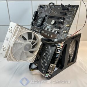 Angled Motherboard Test Bench — Open-Air PC Assembly Platform, Fast Component Access and Airflow Optimization