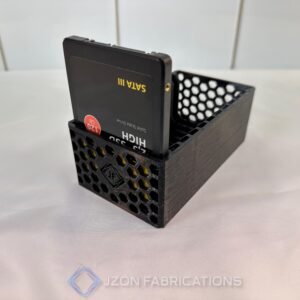 High‑Capacity SSD Array Rack — 12‑Bay 2.5" NAS Storage System, Vertical Cooling Layout