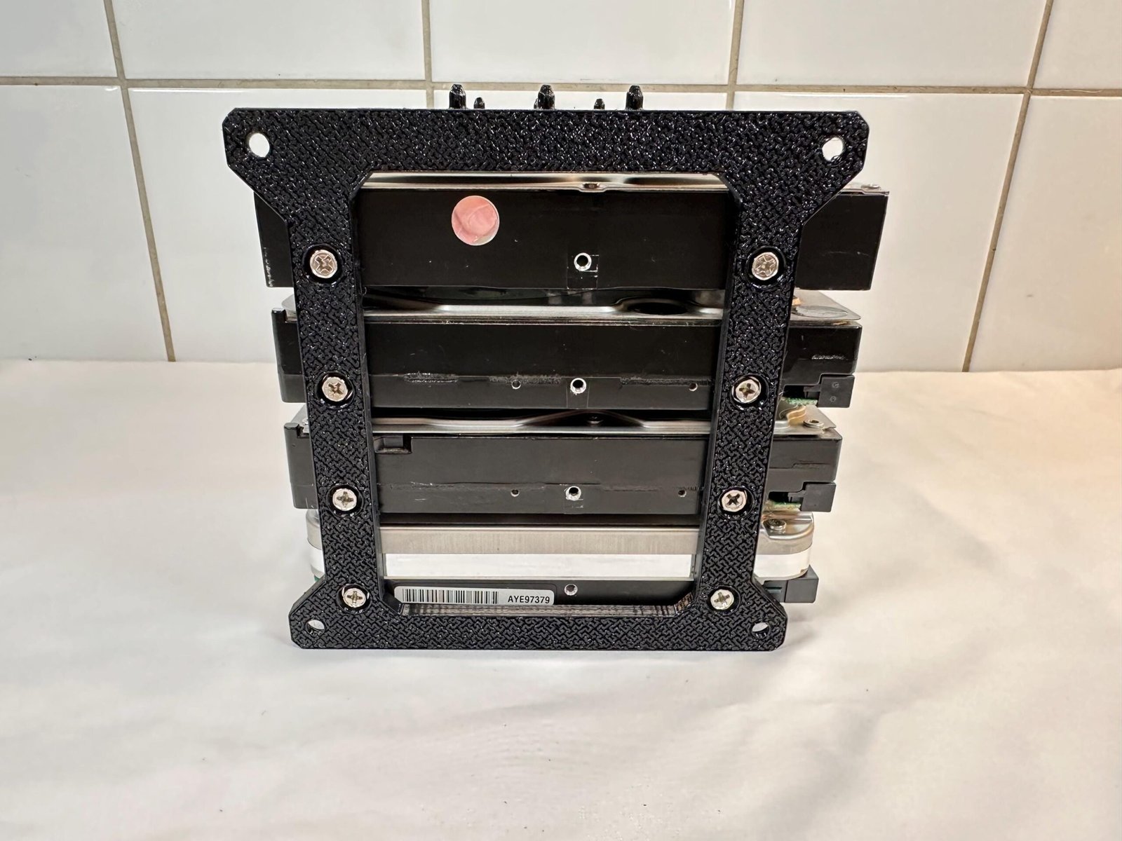 4 x HDD Rack with Fan Attachment - Cooled Stackable Hard Drive Enclosure - Image 7
