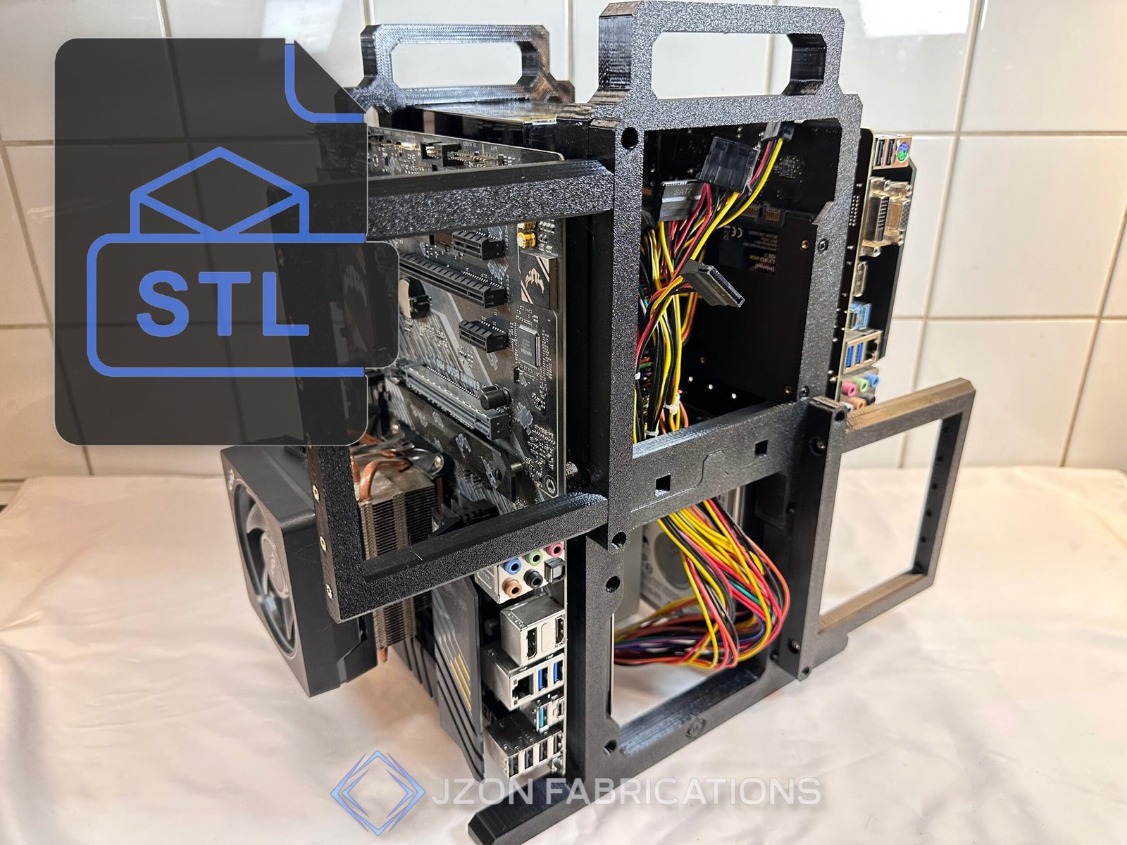 Dual Motherboard Open-Air Test Bench – 2xPSU & 2xHDD 2xSSD, Platform for Repair, Development and Review