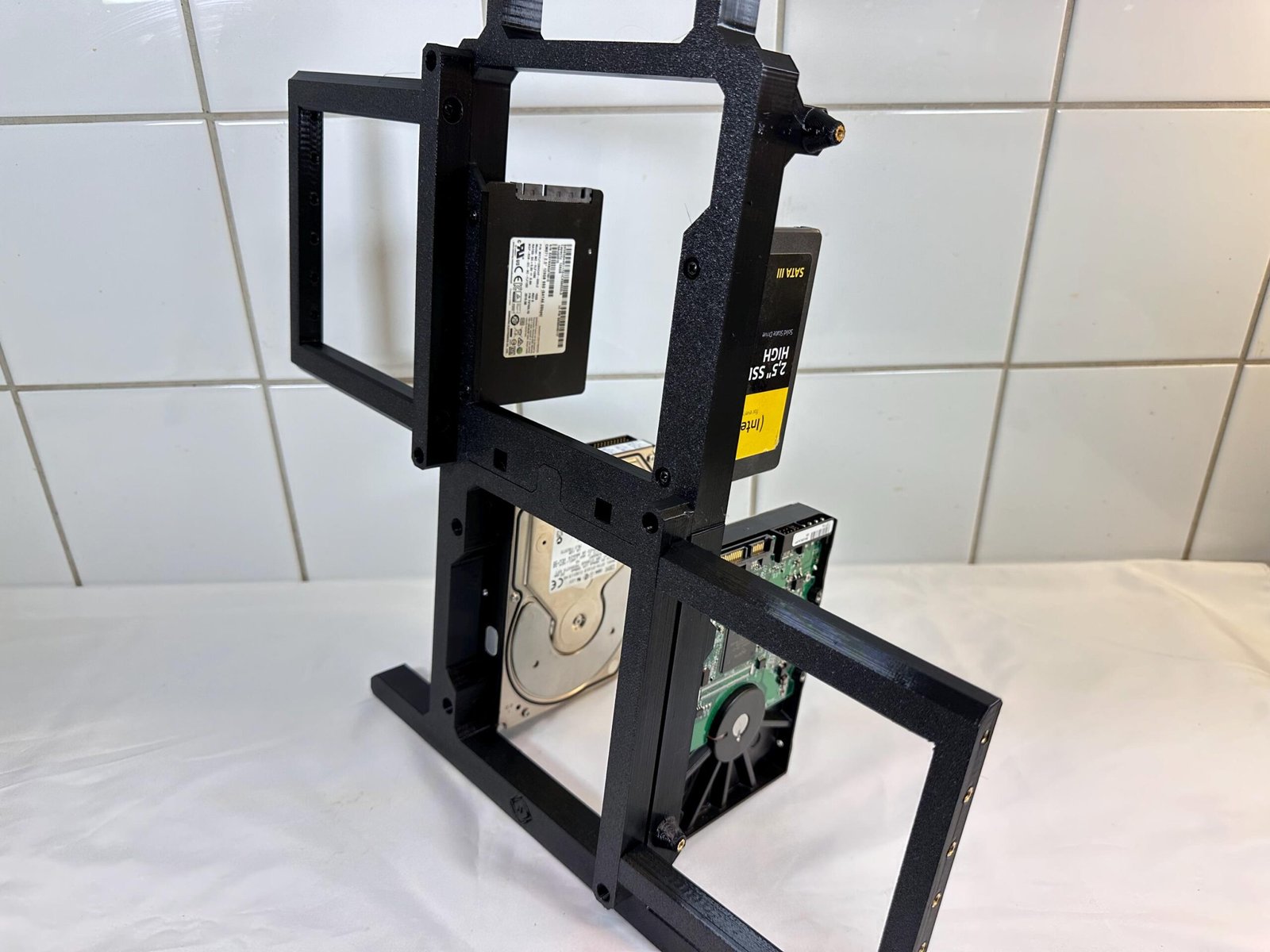 Dual Motherboard Open-Air Test Bench – 2xPSU & 2xHDD 2xSSD, Platform for Repair, Development and Review - Image 5