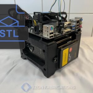 Mini-ITX Test Bench — Compact Desktop PC Building Stand with PSU Support and Airflow Layout