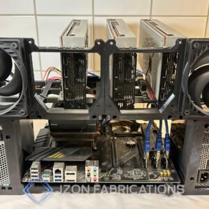 AI Workbench ATX Open Frame - 6x GPU Rig for Machine & Deep Learning Compute Builds