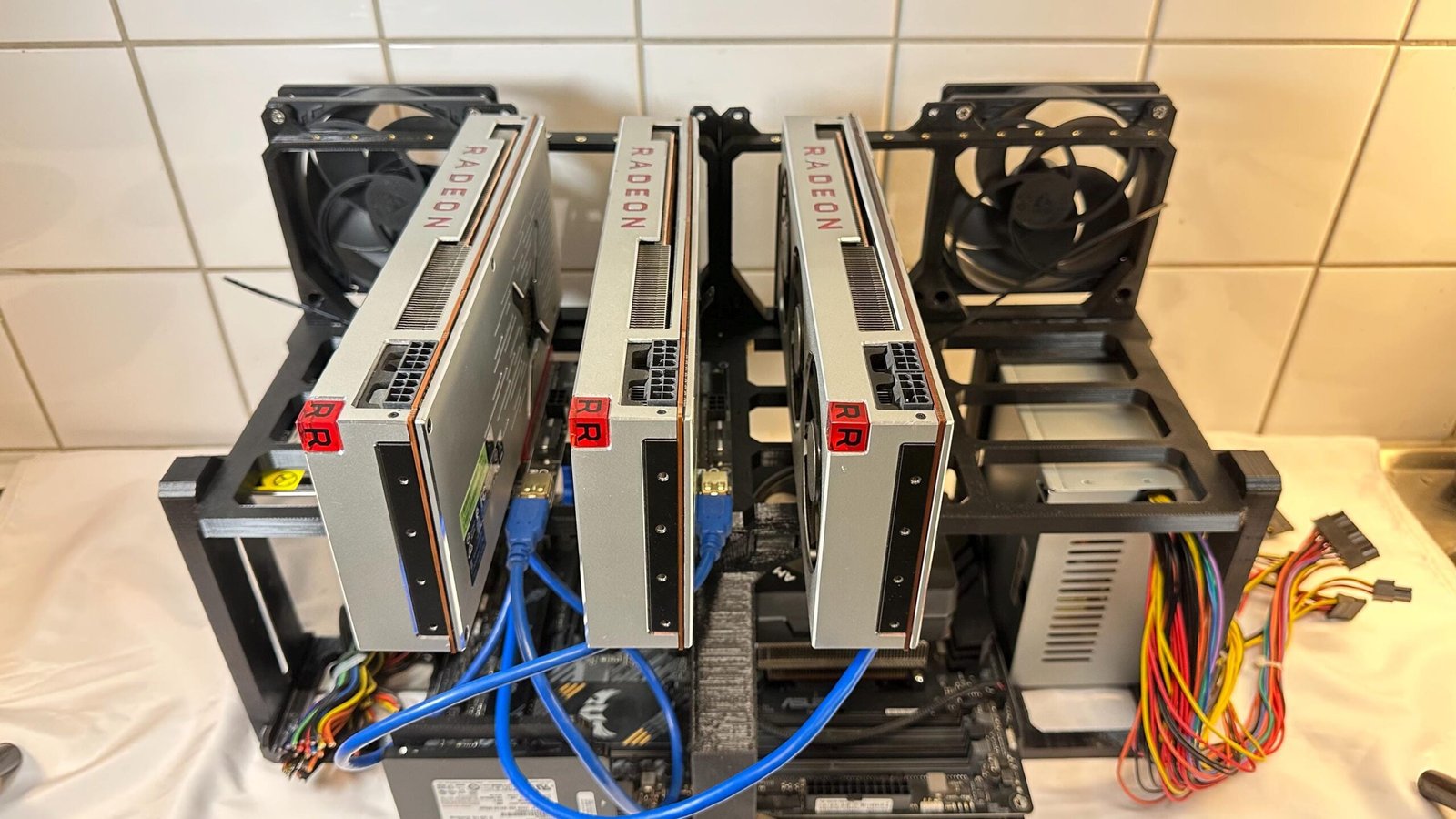 AI Workbench ATX Open Frame - 6x GPU Rig for Machine & Deep Learning Compute Builds - Image 17