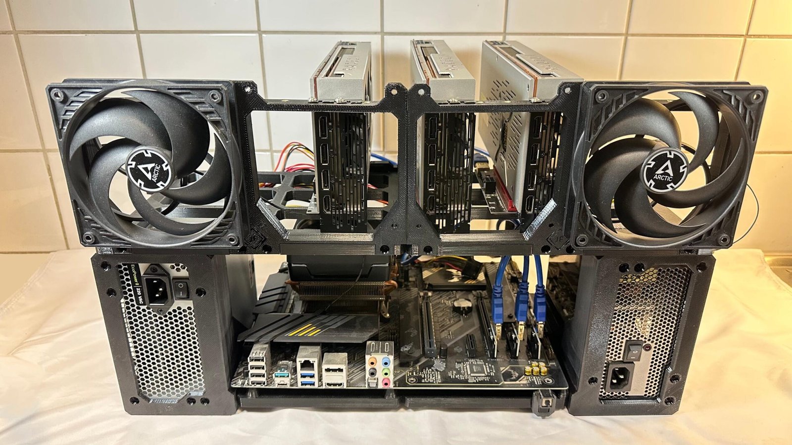 AI Workbench ATX Open Frame - 6x GPU Rig for Machine & Deep Learning Compute Builds - Image 11