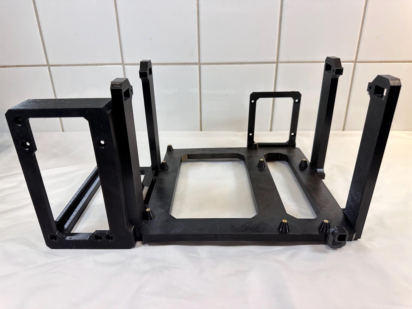 AI Workbench mATX Open Frame - Compact Multi Graphics Rig for Machine Learning & Inference Computing - Image 3