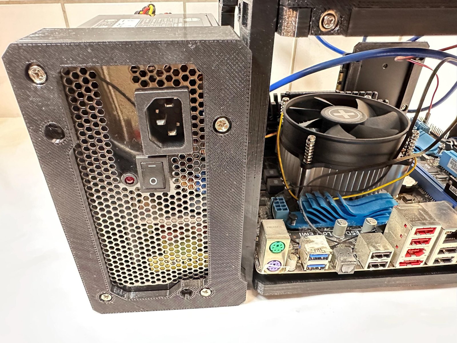 AI Workbench mATX Open Frame - Compact Multi Graphics Rig for Machine Learning & Inference Computing - Image 8