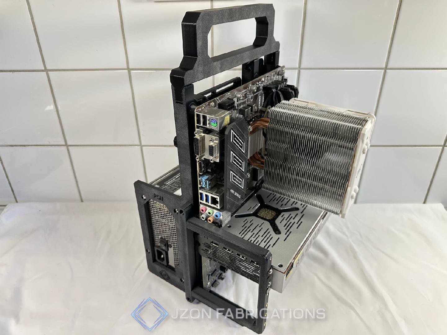 vertical-portable-workstation-black-open-air-pc-workbench-optimized-airflow