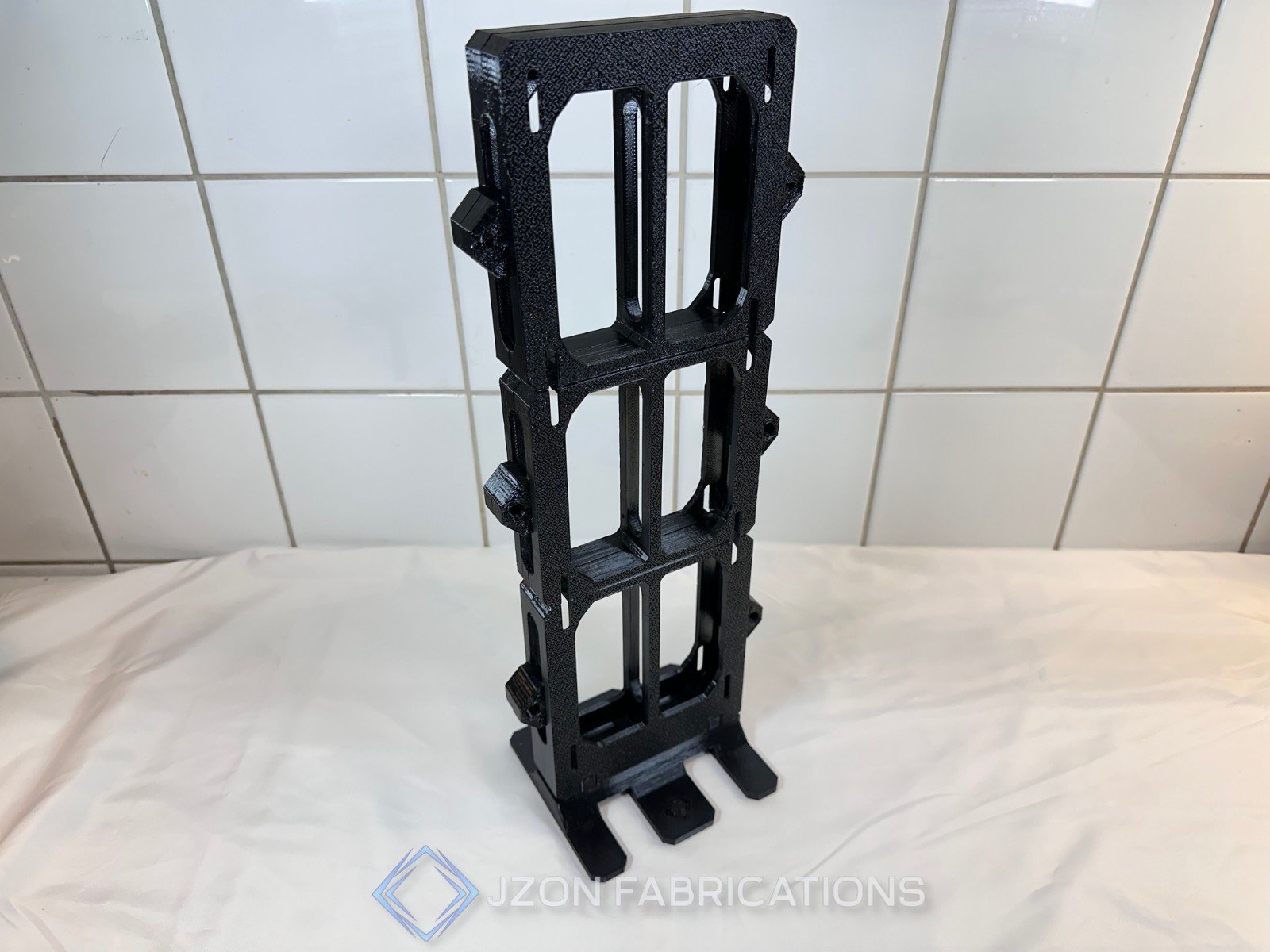 dual-420mm-radiator-stand-black-open-air-water-cooling-frame-custom-loop-mount