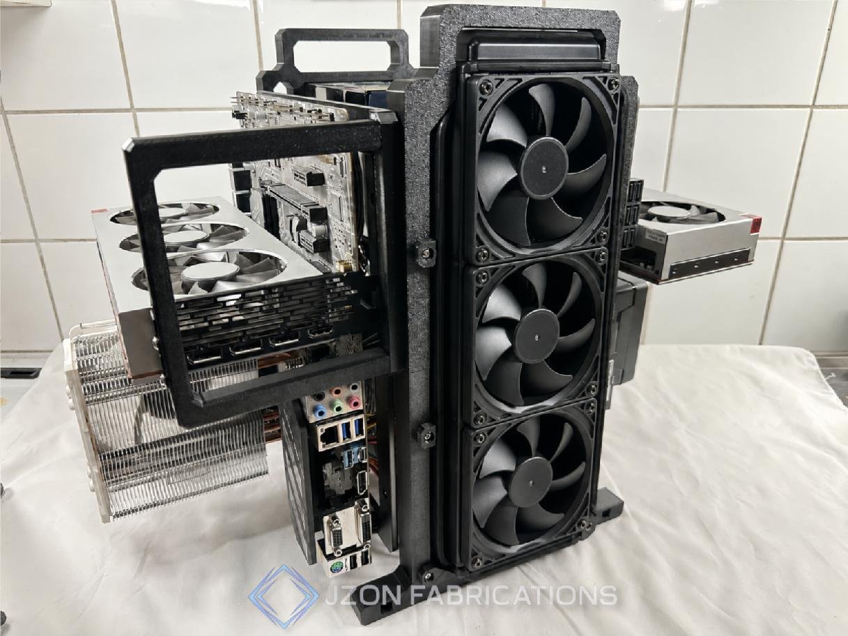 dual-atx-open-air-workbench-black-platform-for-repair-development-review